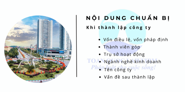 Vấn đề cần chuẩn bị khi thành lập công ty tại Bắc Ninh