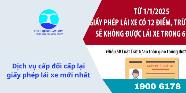 Dịch vụ xin cấp đổi cấp lại giấy phép lái bằng lái xe 