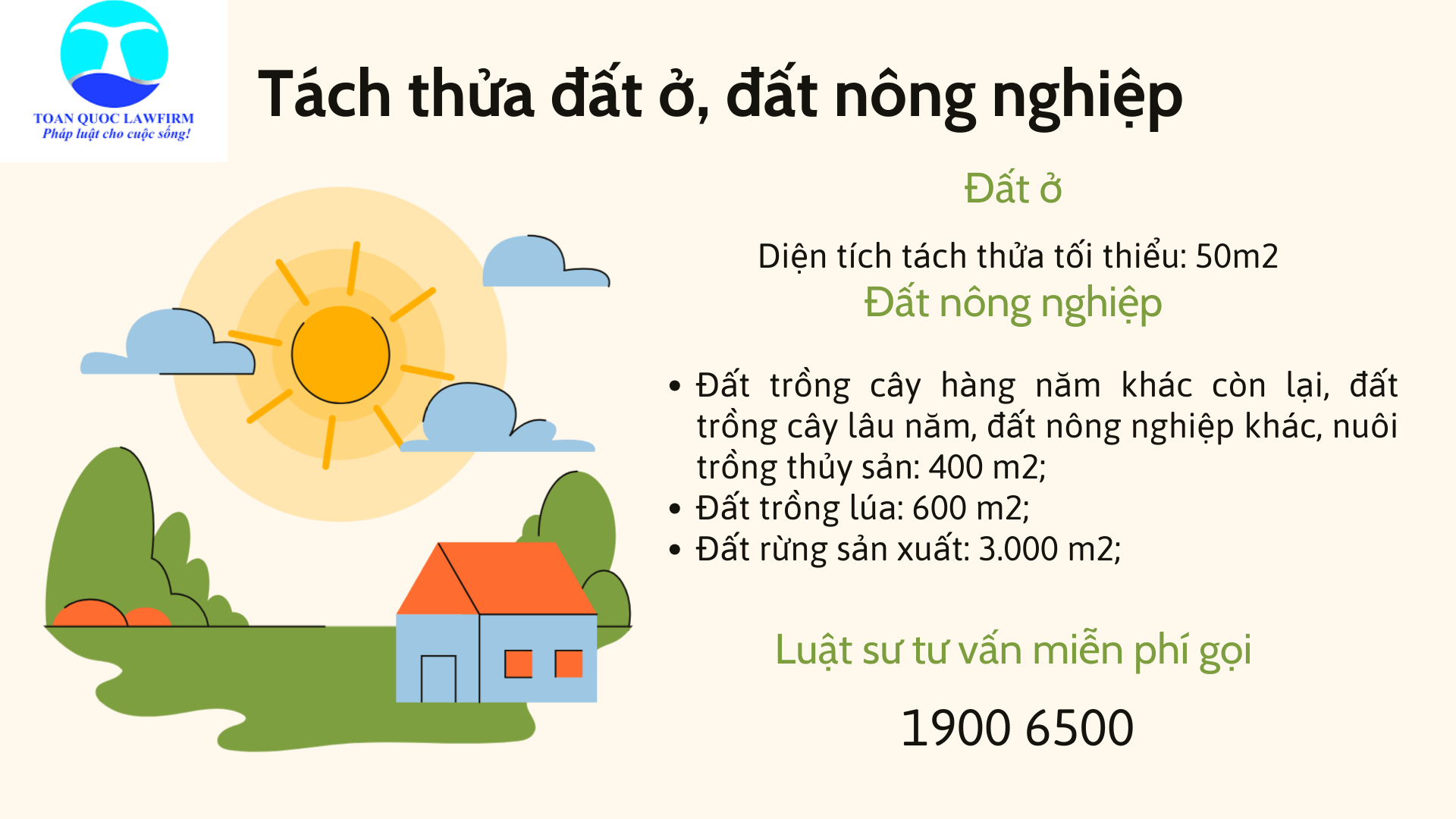 diện tích tách thửa đất tại Phú Thọ